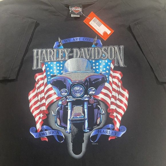 Harley-Davidson Other - Vintage 2002 Harley-Davidson T-Shirt NEW Asheville NC Men’s Size Large Black